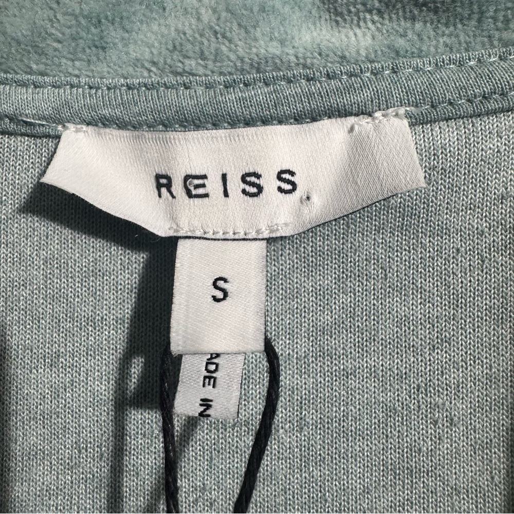 Reiss Crosby Cuban Collar Shirt –Velour– Size Small – Button Up Resort Vacation - Picture 3 of 12